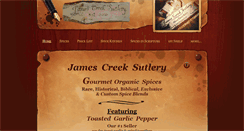 Desktop Screenshot of jamescreeksutlery.com