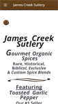 Mobile Screenshot of jamescreeksutlery.com